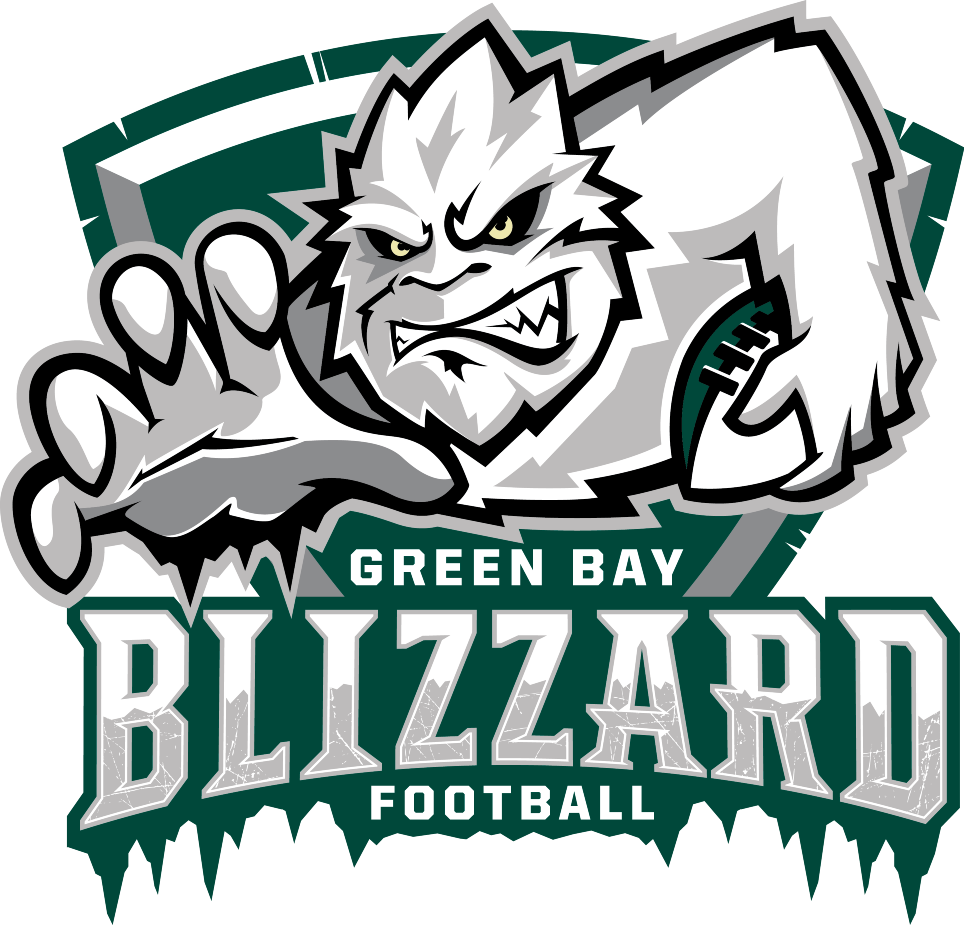 Green Bay Blizzard 2015-Pres Primary Logo iron on transfers for T-shirts